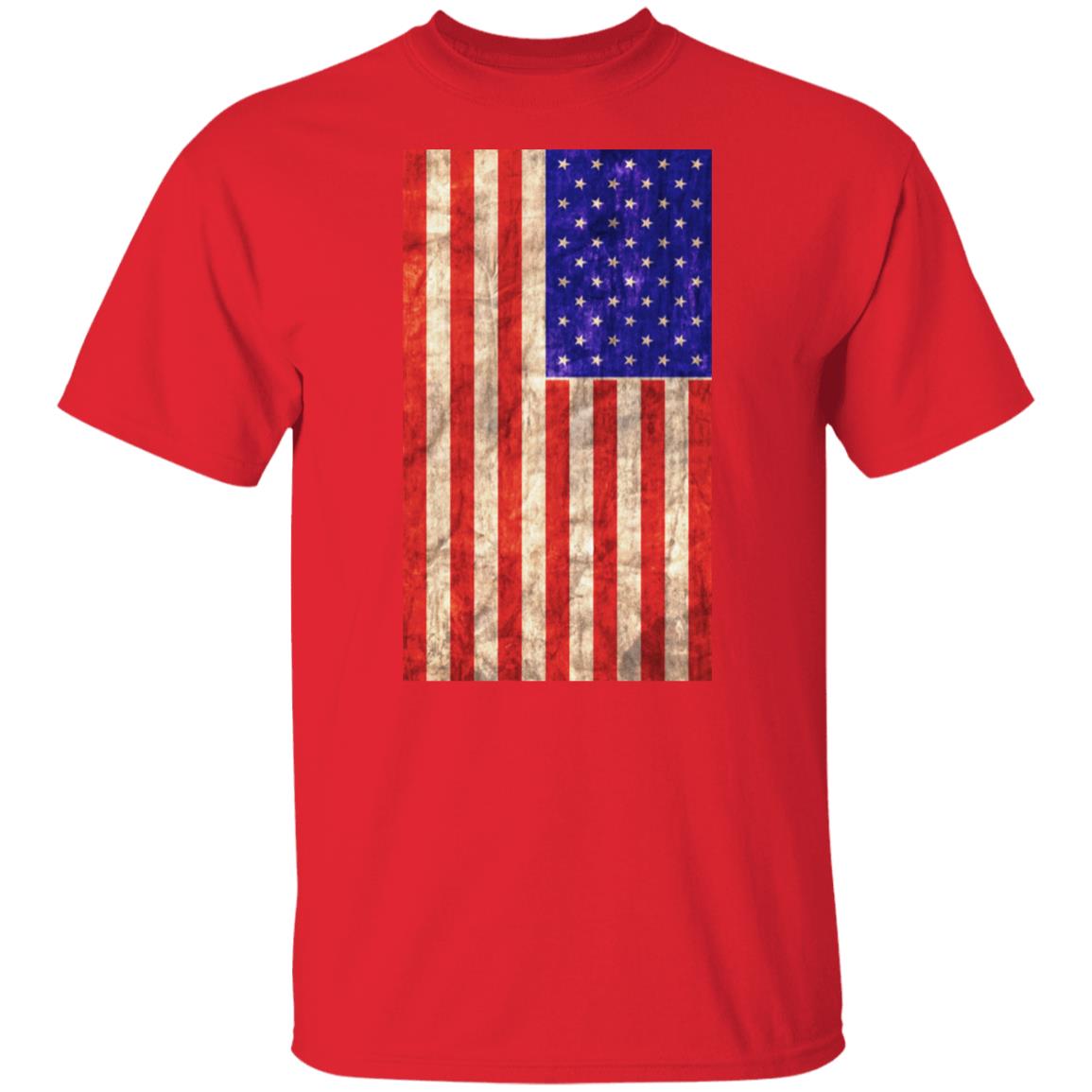Patriotic Tested & True American Flag | G500 5.3 oz. T-Shirt