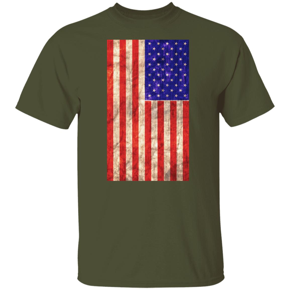 Patriotic Tested & True American Flag | G500 5.3 oz. T-Shirt