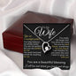 To My Wife | You Are a Wonderful Partner | Forever Love Necklace | BC230912