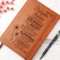 To My Daughter, Graphic Leather Journal | Love Mom | 230811