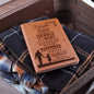 To My Daughter, Graphic Leather Journal | Love Dad | 230811