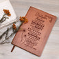 To My Daughter, Graphic Leather Journal | Love Mom | 230811