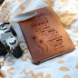 To My Daughter, Graphic Leather Journal | Love Mom | 230810
