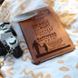 To My Daughter, Graphic Leather Journal | Love Dad | 230811