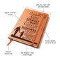 To My Daughter, Graphic Leather Journal | Love Dad | 230811