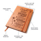 To My Daughter, Graphic Leather Journal | Love Mom | 230811