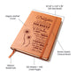 To My Daughter, Graphic Leather Journal | Love Mom | 230810