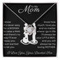 Mom, You Raised a Man | love Knot Necklace