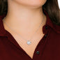 Mom, You Raised a Man | Love Knot Necklace on White Card