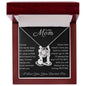 Mom, You Raised a Man | love Knot Necklace