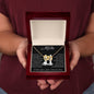 Mom You Raised a Man | Interlocking Hearts Necklace