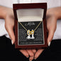 Mom You Raised a Man | Interlocking Hearts Necklace