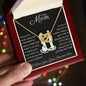 Mom You Raised a Man | Interlocking Hearts Necklace