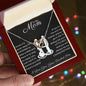 Mom You Raised a Man | Interlocking Hearts Necklace