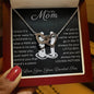 Mom You Raised a Man | Interlocking Hearts Necklace