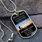 To My Son Luxury Dog Tag