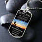 To My Son Luxury Dog Tag