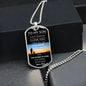 To My Son Luxury Dog Tag
