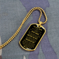 To My Son | Dog Tag | Love Dad