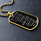 To My Son Select Dog Tag