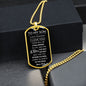 To My Son Select Dog Tag