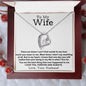 To My Wife | There Are Times | Forever Love Necklace | WC2334