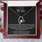 To My Wife, It's Hard To Find Words. | Forever Love Necklace | BC2334