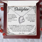To My Daughter | Forever Love Necklace | I Will Always Be There | WC23218