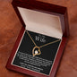To My Wife, It's Hard To Find Words. | Forever Love Necklace | BC2334