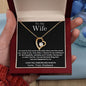 To My Wife, It's Hard To Find Words. | Forever Love Necklace | BC2334