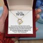 To My Wife | There Are Times | Forever Love Necklace | WC2334