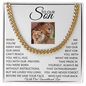 TO OUR SON | CUBAN CHAIN | LION PRIDE