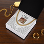 TO OUR SON | CUBAN CHAIN | LION PRIDE