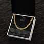 To My Son | Cuban Link Chain | While You Are Away