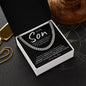 To My Son | I Love You, Dad | Cuban Link Chain | BC