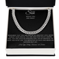 To My Son | Cuban Link Chain | While You Are Away