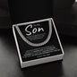 To My Son | I Love You, Dad | Cuban Link Chain | BC