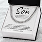 To My Son | Cuban Link Chain | WC