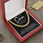 To My Son | I Love You, Dad | Cuban Link Chain | BC