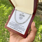To My Son Cuban Link Chain