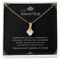 To My Adorable Wife | Alluring Beauty Necklace | Color Card