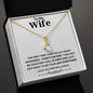 To My Wife | Alluring Beauty Necklace | WC23127