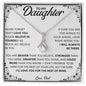 To My Daughter | Alluring Beauty Necklace | I Will Always Be There | WC23218