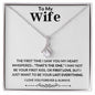 To My Wife | Alluring Beauty Necklace | WC23127