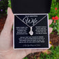 To My Beautiful Wife | Alluring Beauty Necklace | BC2337