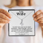 To My Wife | Alluring Beauty Necklace | WC23127