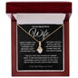 To My Beautiful Wife | Alluring Beauty Necklace | BC2337