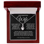 To My Beautiful Wife | Alluring Beauty Necklace | BC2337