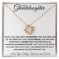 To My Granddaughter | LoveKnot Necklace