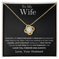 To My Wife | Love Knot Necklace | 2311